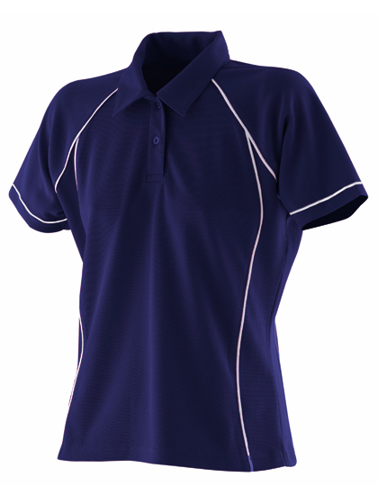 Finden+Hales Ladies´ Piped Performance Polo Finden+Hales Ladies´ Piped Performance Polo