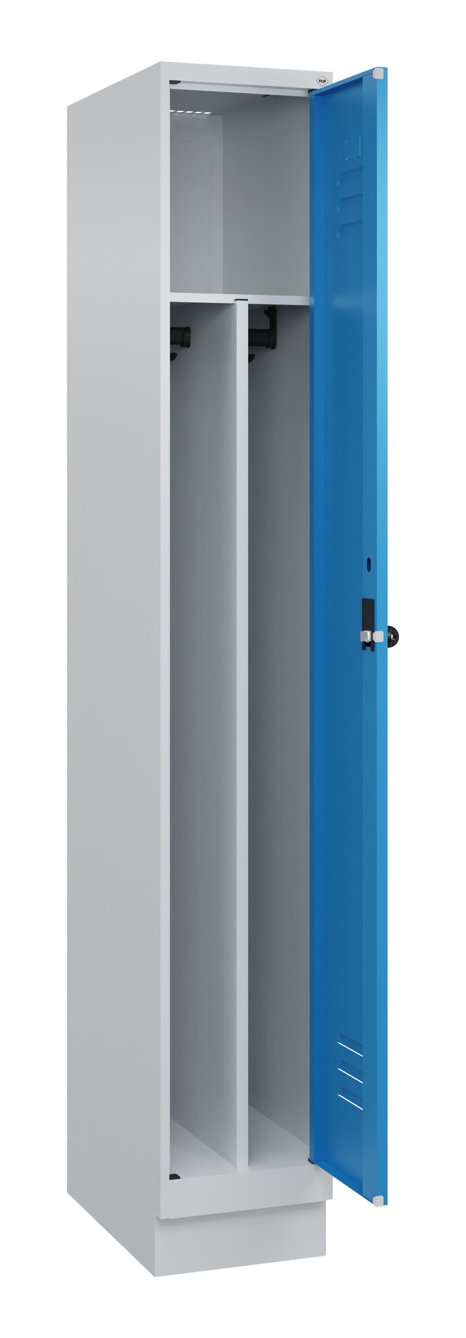 Spind Classic Plus, Sockel, 1 Abteil, 1950x300x500mm