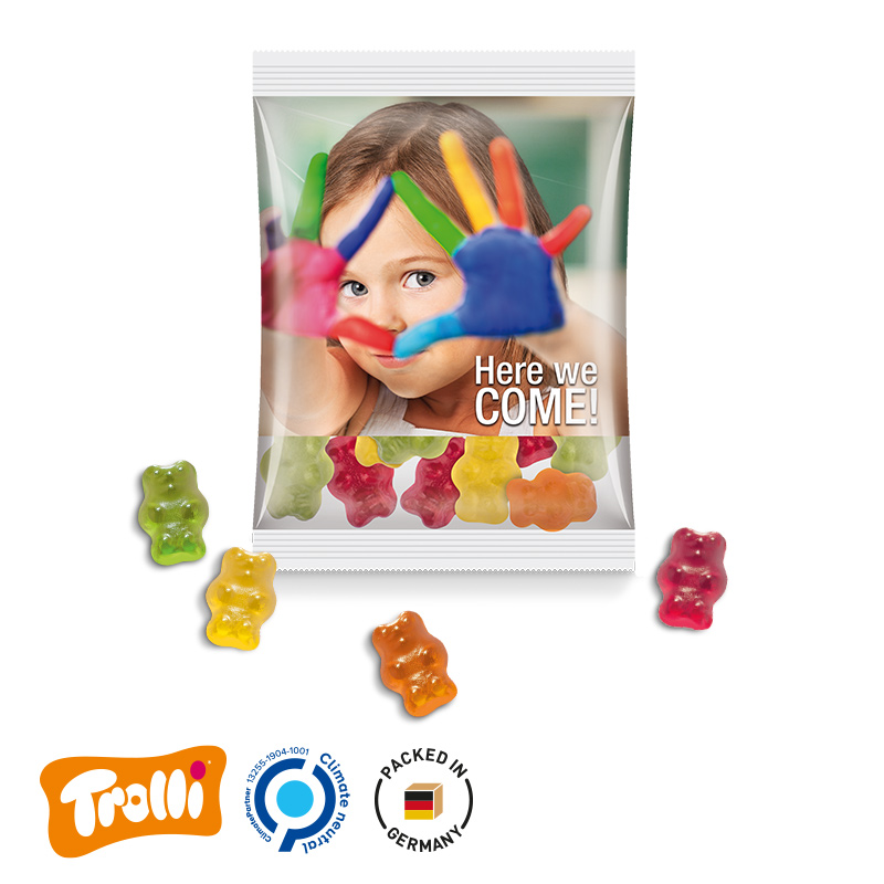 Maxitüte Folie transparent Trolli Premium Bärchen