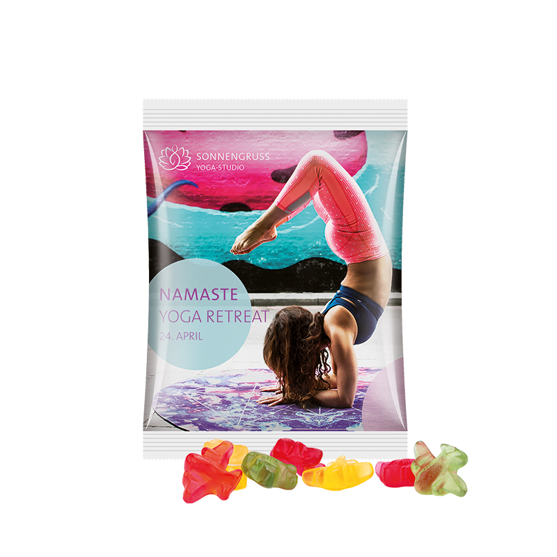 Maxitüte Folie weiß Trolli Fruchtgummi Flugzeuge Maxitüte Folie weiß Trolli Fruchtgummi Flugzeuge