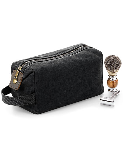 Quadra Heritage Waxed Canvas Wash Bag Quadra Heritage Waxed Canvas Wash Bag