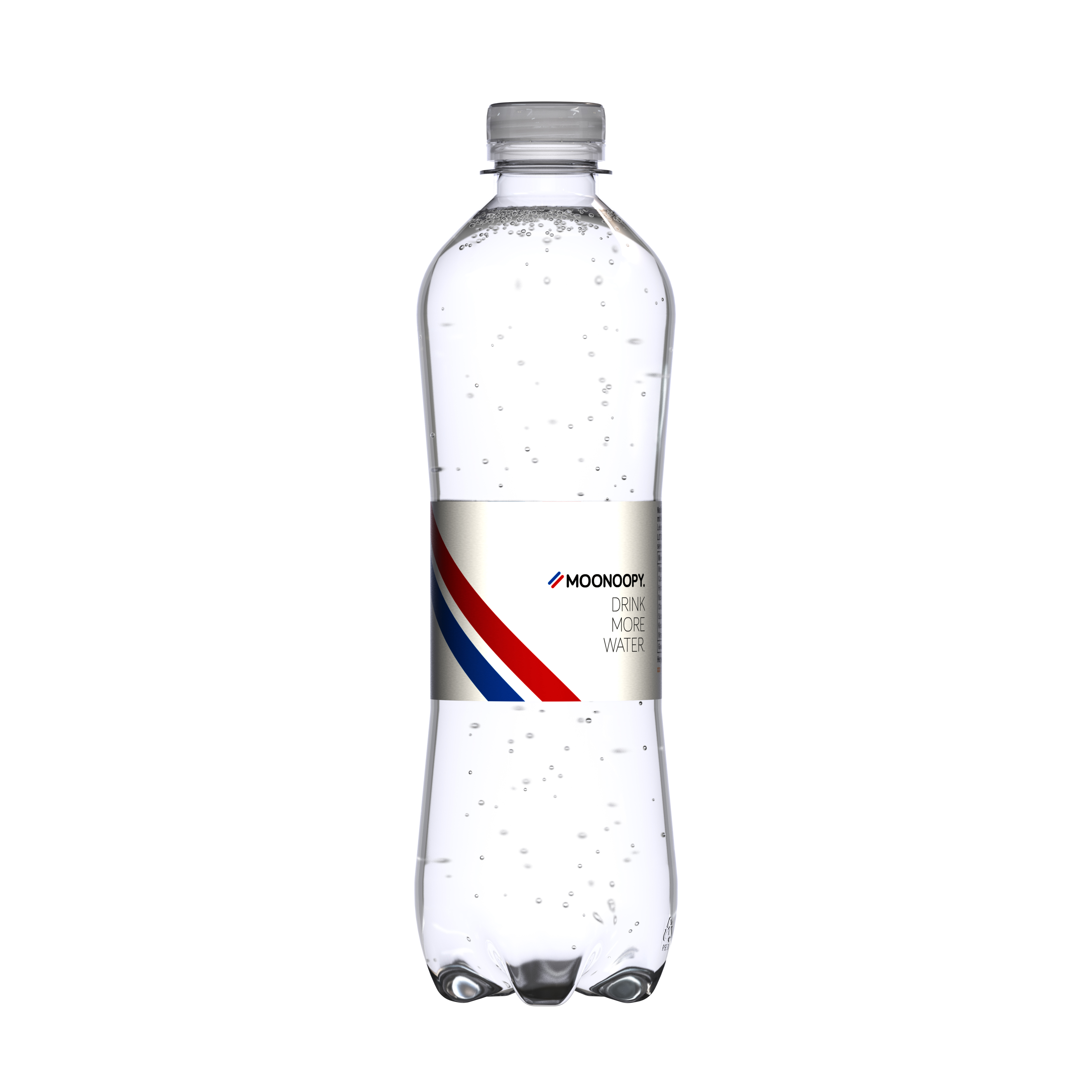 500 ml Mineralwasser spritzig (Flasche Slimline) - Smart Label