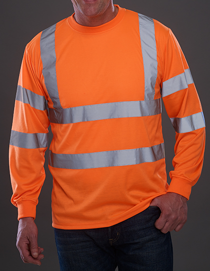 YOKO Hi-Vis Long Sleeve T-Shirt YOKO Hi-Vis Long Sleeve T-Shirt
