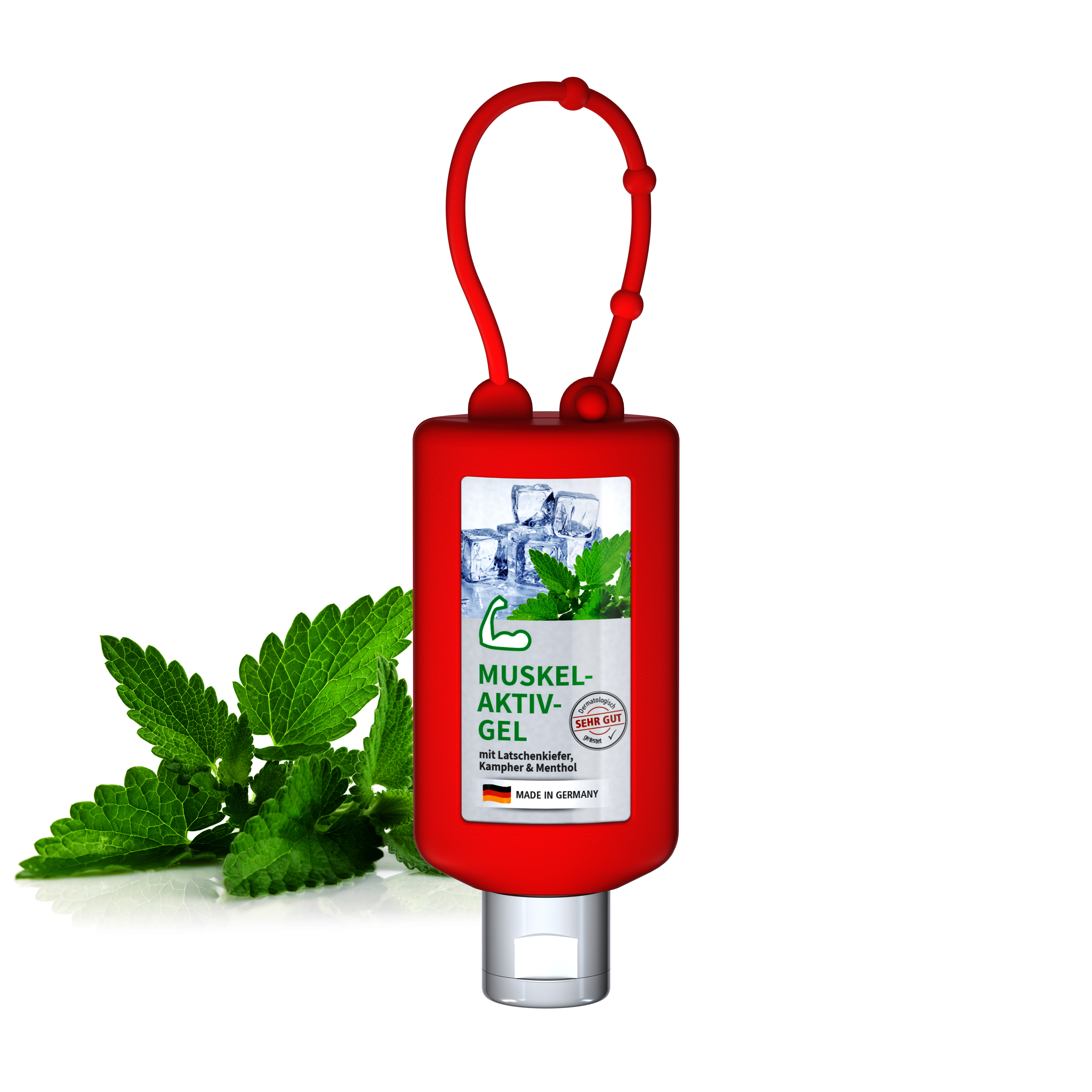 50 ml Bumper rot - Muskel-Aktiv-Gel - Body Label