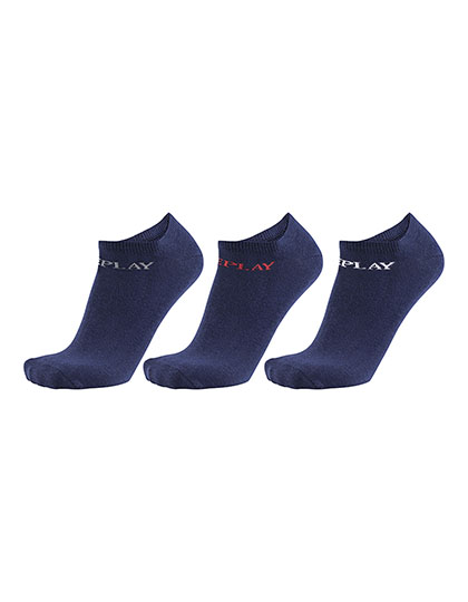 Replay In Liner Socks (3 Pair Banderole) Replay In Liner Socks (3 Pair Banderole)