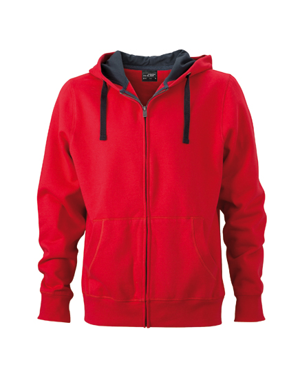 James&Nicholson Men´s Hooded Jacket