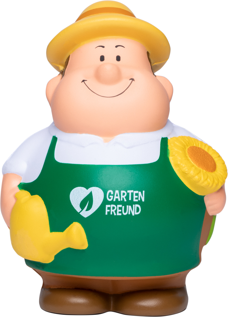 SQUEEZIES® Gärtner Bert® mit Slogan Gartenfreund