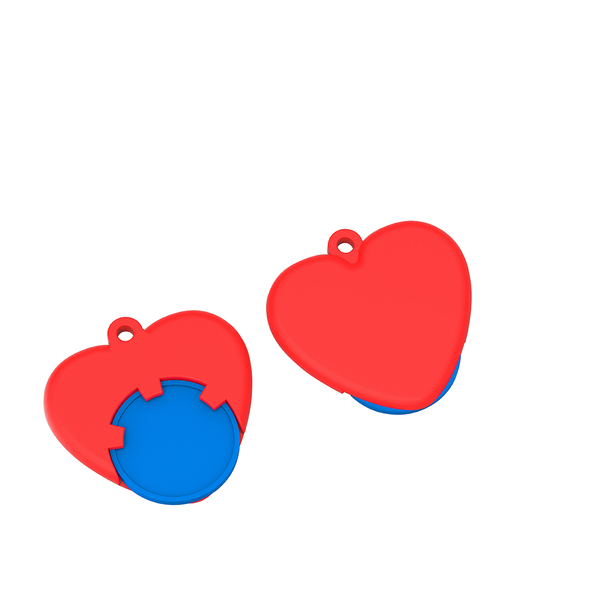 Chiphalter mit 1€-Chip Herz