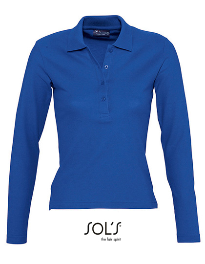 SOL´S Women´s Long Sleeve Polo Podium