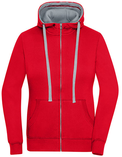 James&Nicholson Ladies´ Lifestyle Zip-Hoody James&Nicholson Ladies´ Lifestyle Zip-Hoody