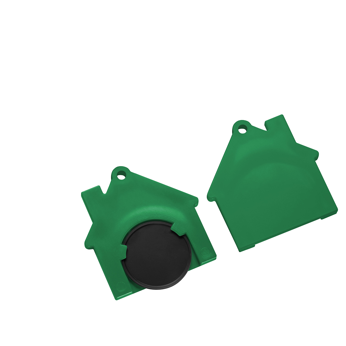 Chiphalter mit 1€-Chip Haus Chiphalter mit 1€-Chip Haus