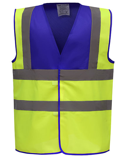 YOKO Hi-Vis 2 Bands & Braces Waistcoat YOKO Hi-Vis 2 Bands & Braces Waistcoat