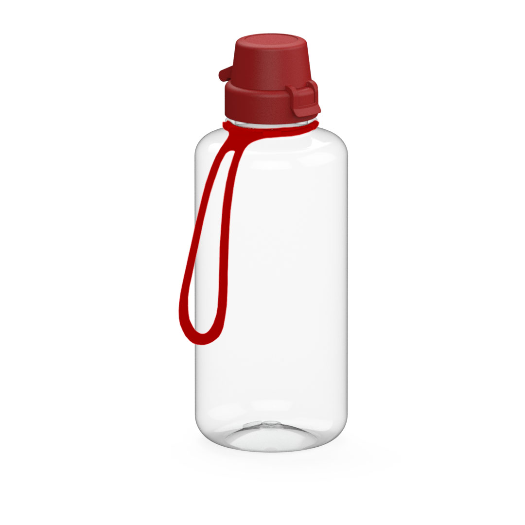 Trinkflasche School, 1,0 l, inkl. Strap