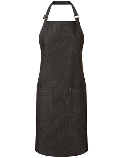 Premier Workwear Organic Denim Fairtrade Bib Apron Premier Workwear Organic Denim Fairtrade Bib Apron