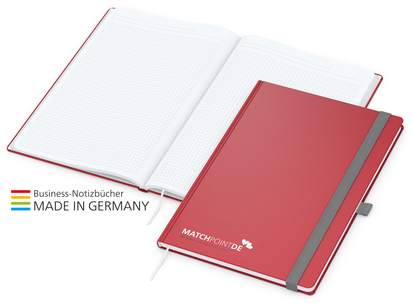 Vision-Book White bestseller inkl. Siebdruck-Digital
