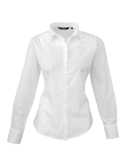 Premier Workwear Women´s Poplin Long Sleeve Blouse Premier Workwear Women´s Poplin Long Sleeve Blouse
