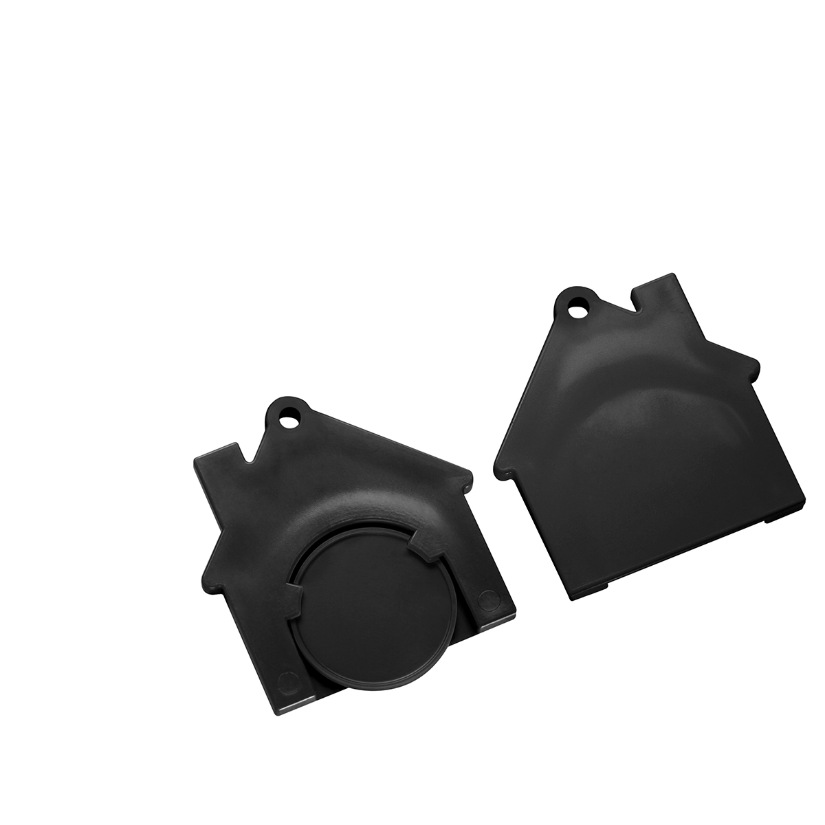 Chiphalter mit 1€-Chip Haus Chiphalter mit 1€-Chip Haus