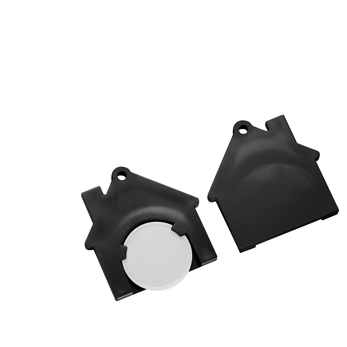 Chiphalter mit 1€-Chip Haus Chiphalter mit 1€-Chip Haus