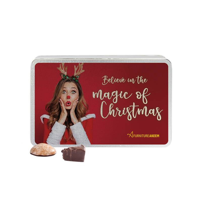 Geschenkdose aus Metall Haeberlein-Metzger Lebkuchen-Mischung Geschenkdose aus Metall Haeberlein-Metzger Lebkuchen-Mischung