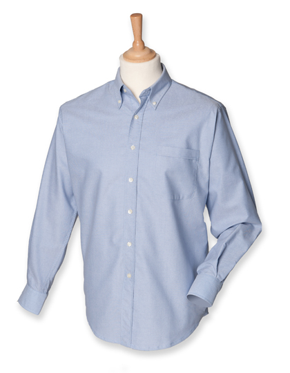 Henbury Men´s Classic Long Sleeved Oxford Shirt Henbury Men´s Classic Long Sleeved Oxford Shirt