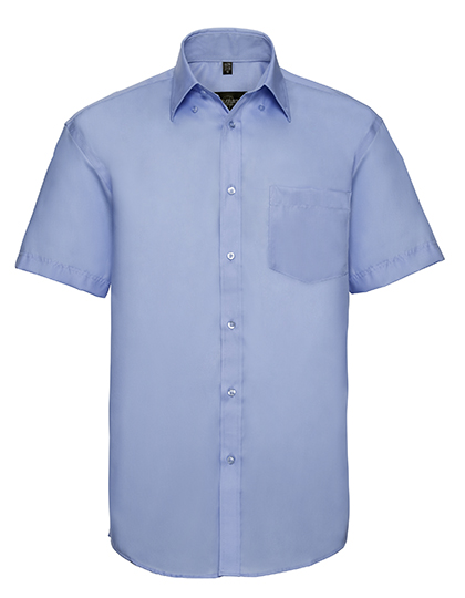 Russell Collection Men´s Short Sleeve Classic Ultimate Non-Iron Shirt