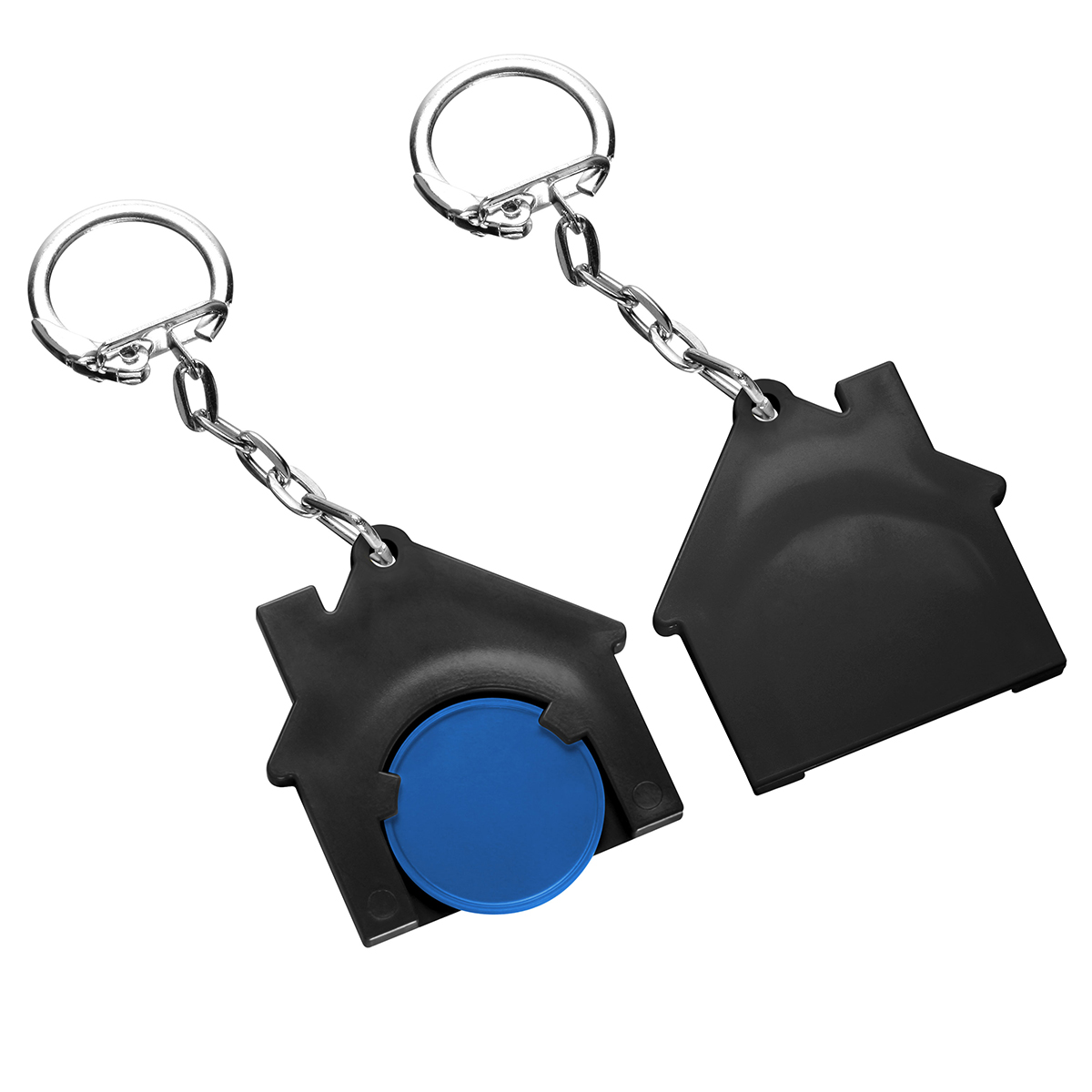 Chiphalter mit 1€-Chip Haus Chiphalter mit 1€-Chip Haus