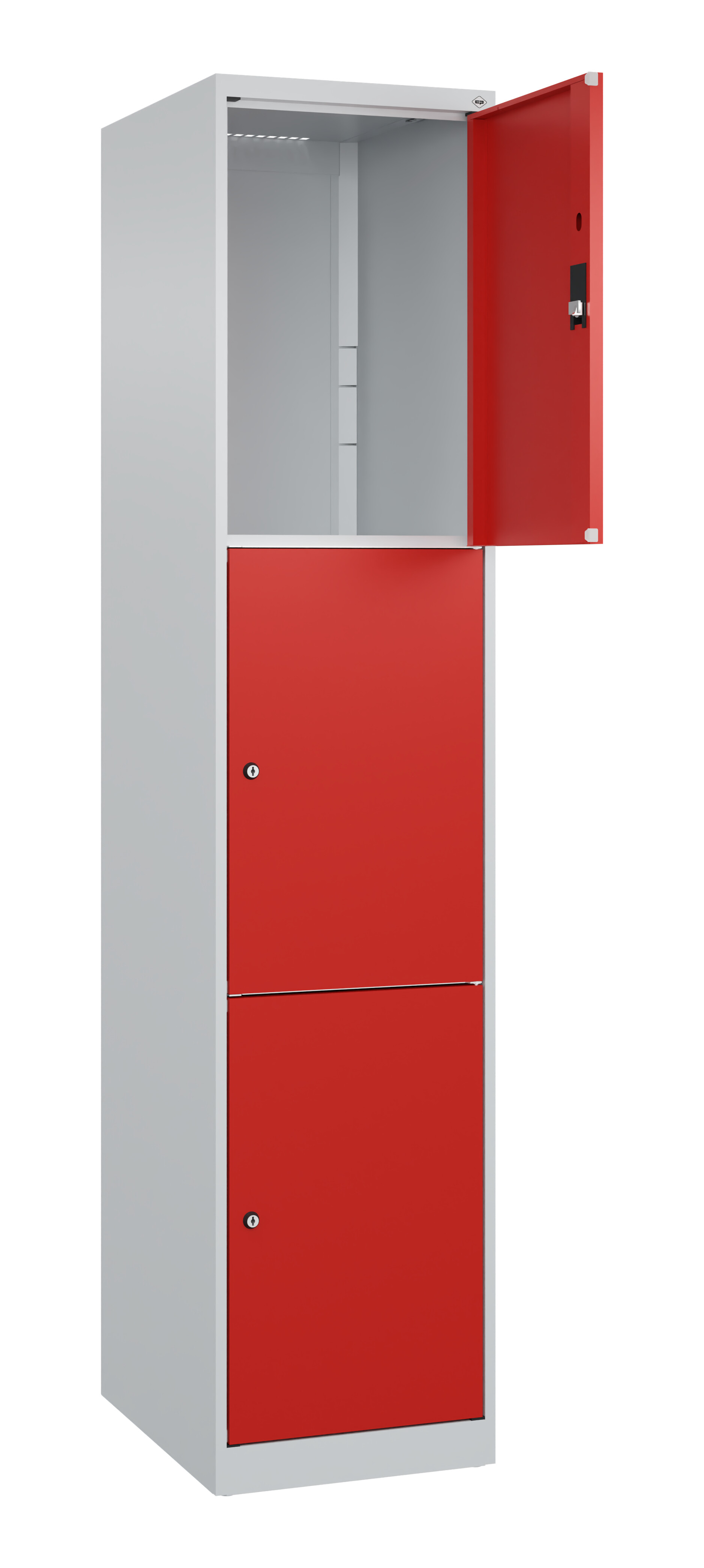 Schließfachschrank Classic Plus, 3 Fächer, 1850x400x500mm Schließfachschrank Classic Plus, 3 Fächer, 1850x400x500mm