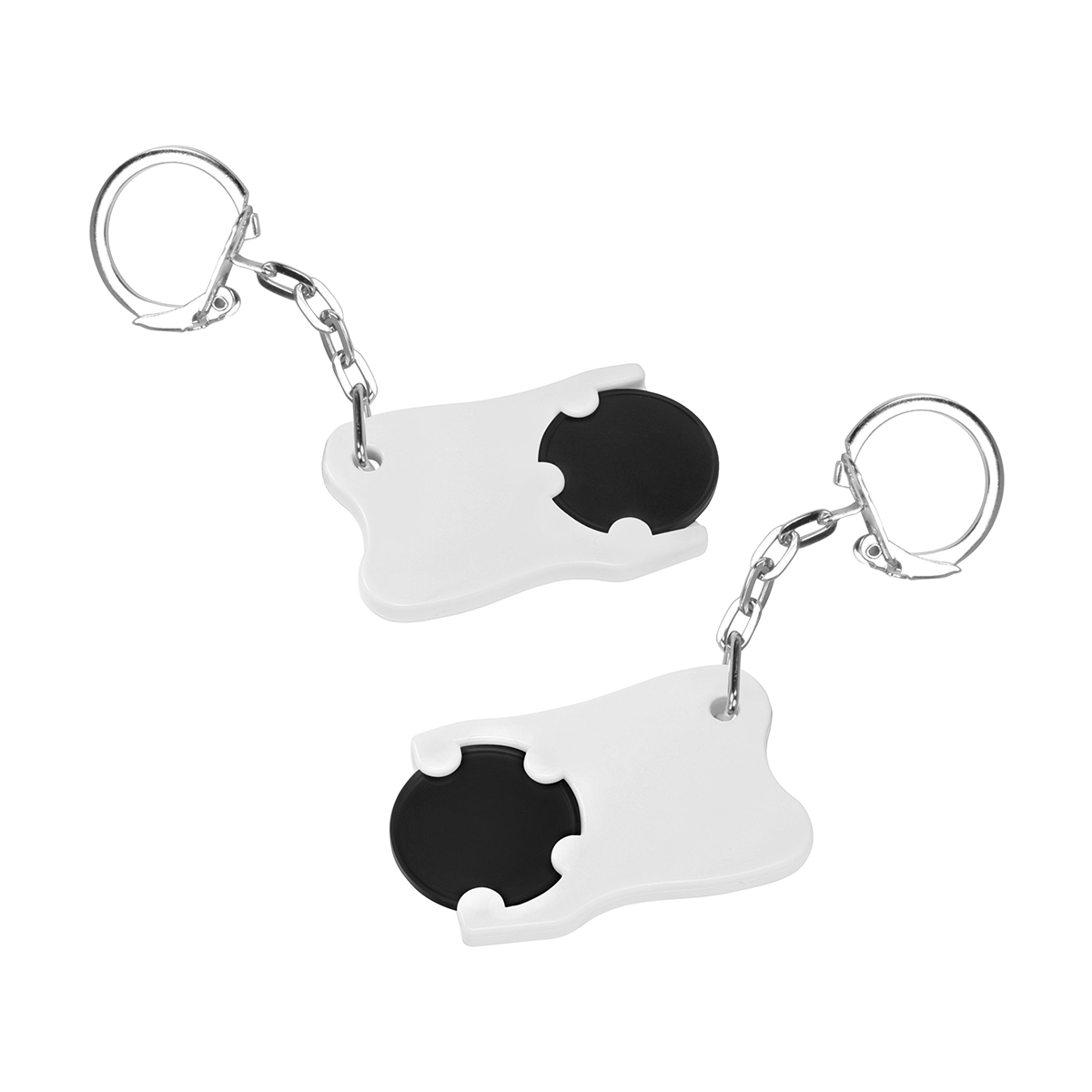 Chiphalter mit 1€-Chip Zahn Chiphalter mit 1€-Chip Zahn