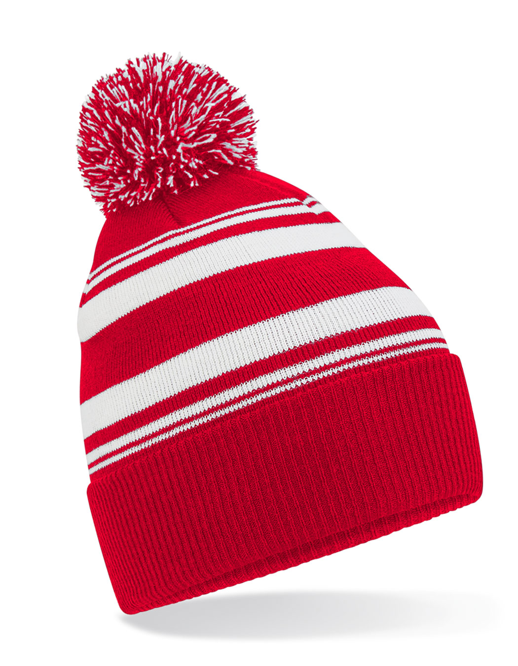 Beechfield Striped Fan Beanie Beechfield Striped Fan Beanie