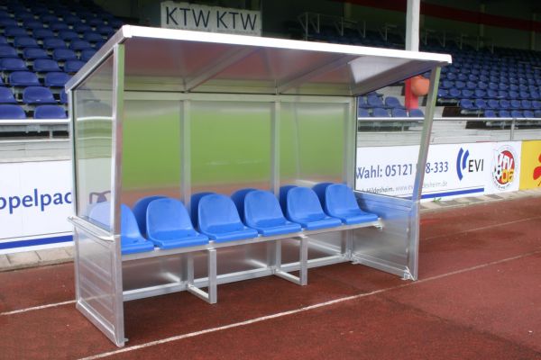 Spielerkabine Super vollverschweißt Spielerkabine Super vollverschweißt