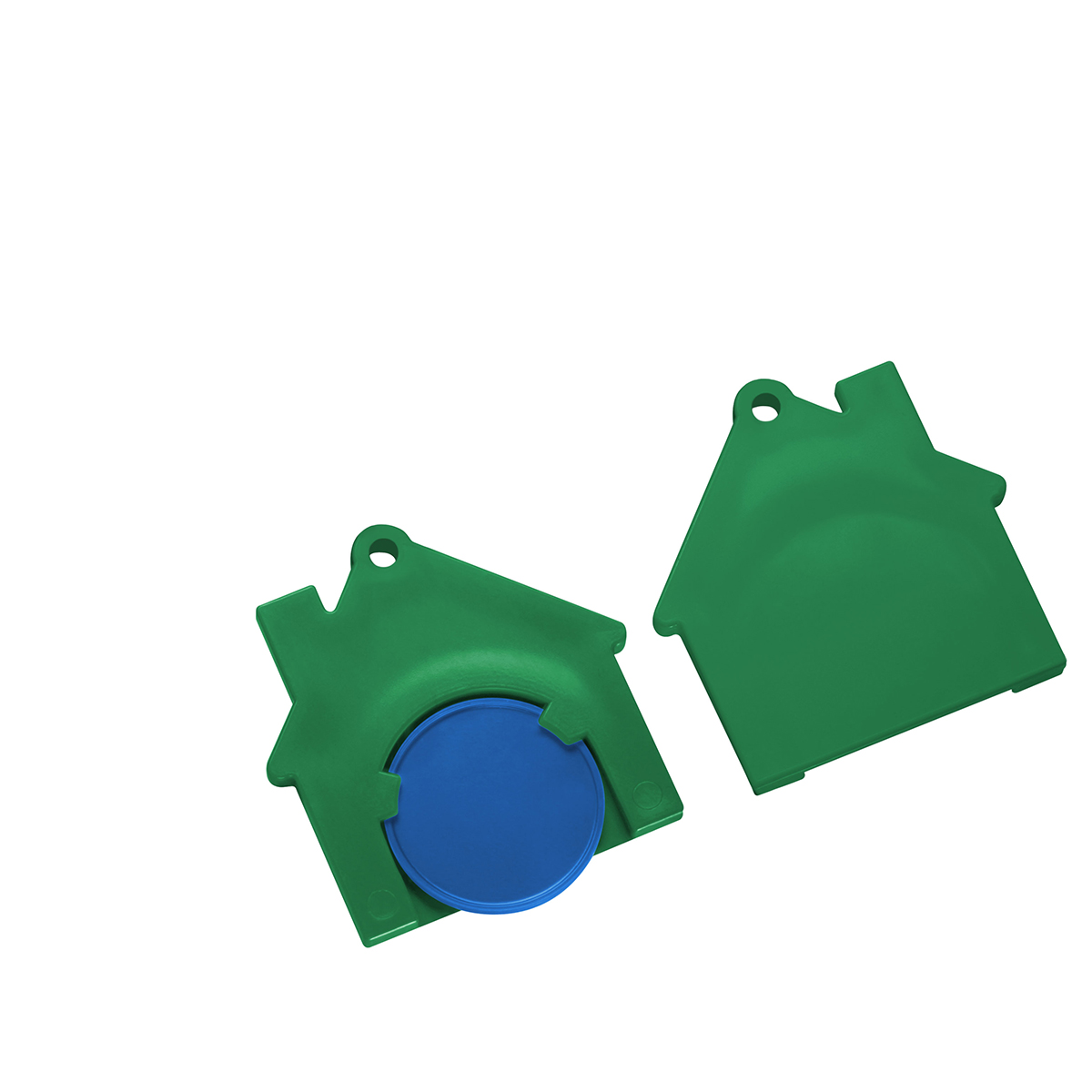 Chiphalter mit 1€-Chip Haus