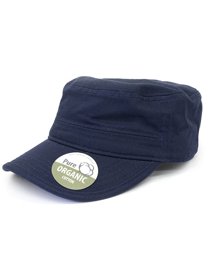 Brain Waves Organic Cotton Army Cap Washed