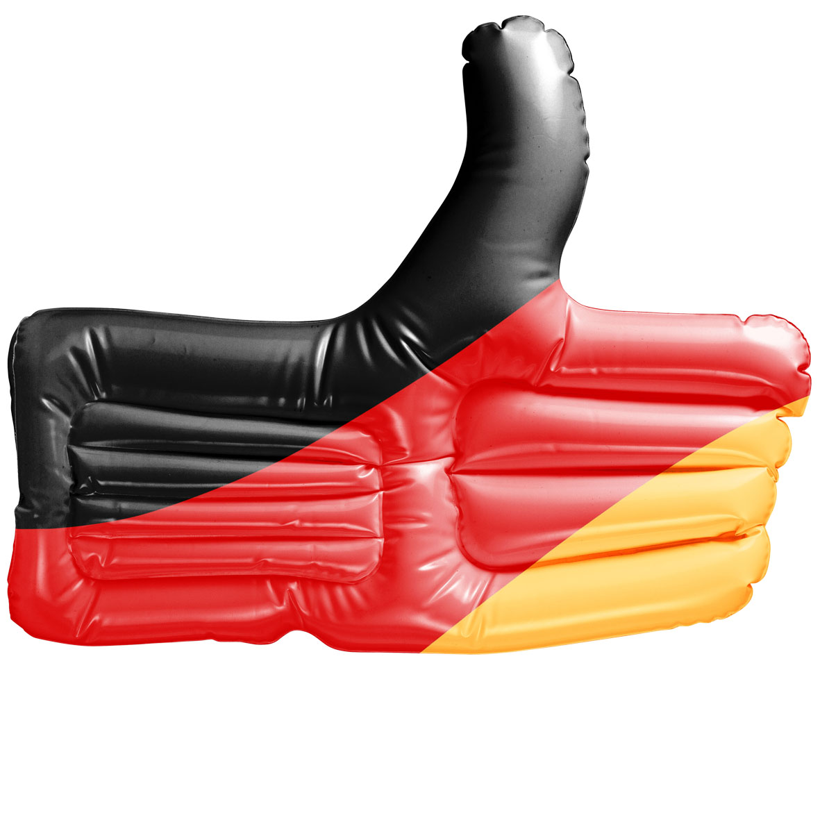 Aufblasbarer Daumen Deutschland Aufblasbarer Daumen Deutschland