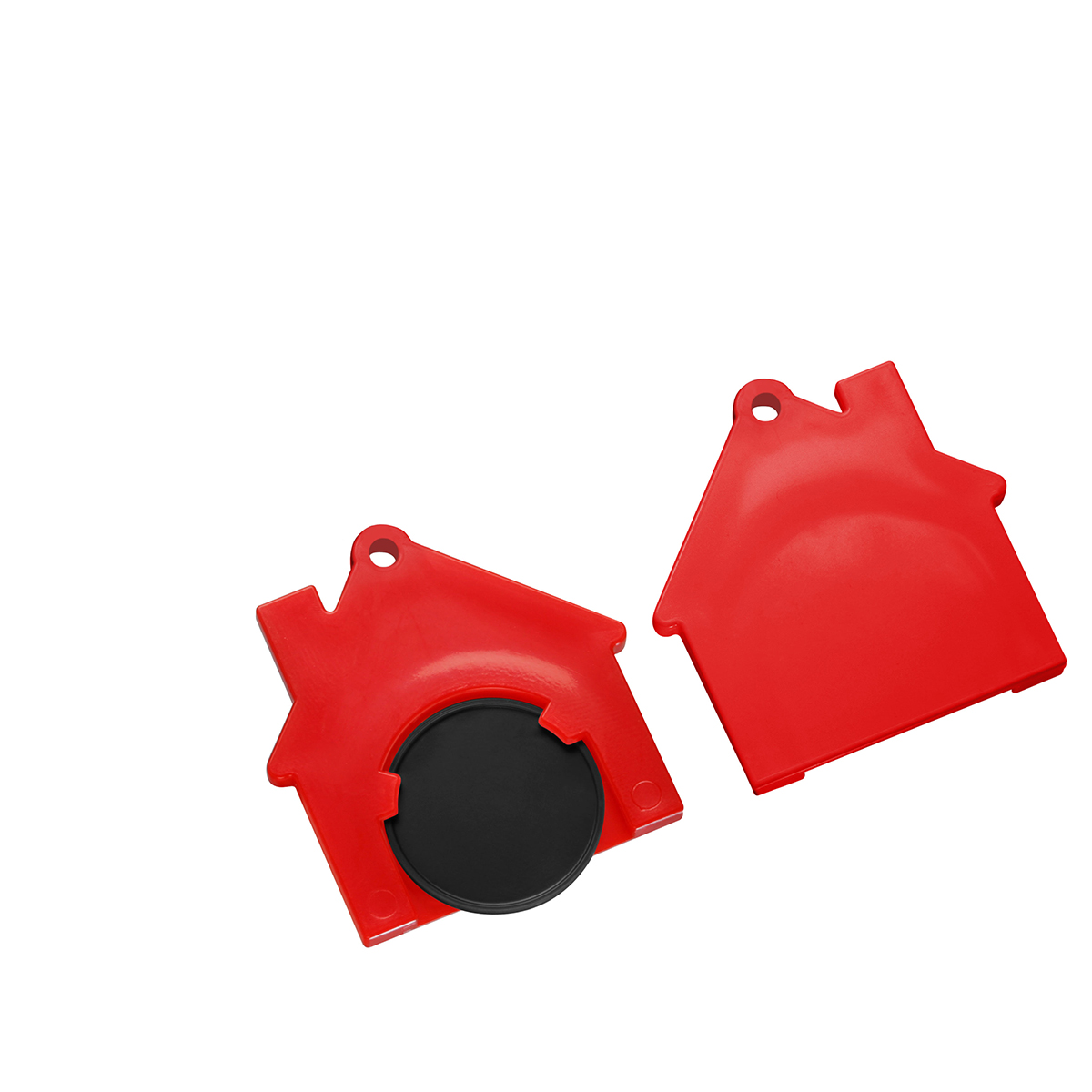 Chiphalter mit 1€-Chip Haus Chiphalter mit 1€-Chip Haus