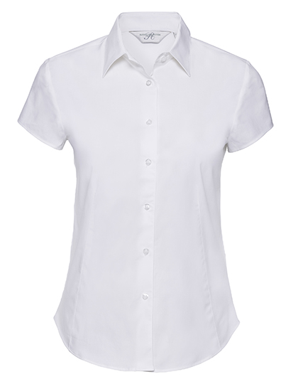 Russell Collection Ladies´ Short Sleeve Fitted Stretch Shirt